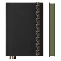Щоденник датований А5 Leo Planner інтегральний 368 сторінок Чорний