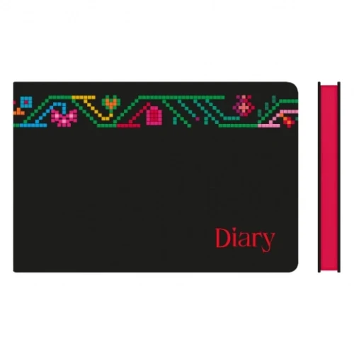 Еженедельник датированный 10х15см Leo Planner 128 страниц черный