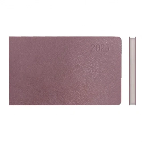 Тижневик датований 10х15см Leo Planner 128 сторінок димчасто-рожевий