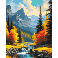Картина за номерами Гірський краєвид 11052-AC 40х50 см Картина за номерами Гірський краєвид 11052-AC 40х50 см