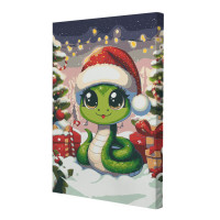 Картина за номерами Riviera Blanca Новорічна змійка 28x40 см (RB-1019)