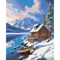 Картина за номерами Зимовий спокій 11058-AC 40х50 см Картина за номерами Зимовий спокій 11058-AC 40х50 см