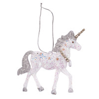 Новорічна прикраса Єдиноріг 17 х 12 см акрил, Yes! Fun