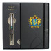 Подарунковий набір кулькова ручка та блокнот Великий Герб України Parker JOTTER UKRAINE Black CT BP