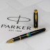 Ручка-ролер Parker IM UKRAINE Black GT RB Тризуб синьо-жовта