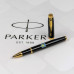 Ручка-ролер Parker IM UKRAINE Black GT RB Герб України синьо-жовта