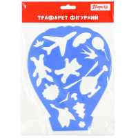 Трафарет для малювання фігурний Повітряна куля 20х16 см 1Вересня, 1 шт Трафарет для малювання фігурний Повітряна куля 20х16 см 1Вересня, 1 шт