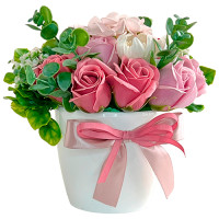 Квіткова композиція для інтер'єру Захоплення, 250 x 250 x 260 мм