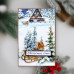 Набір для створення вітальних листівок 6 шт Різдво Country Christmas , 10 см х 15 см