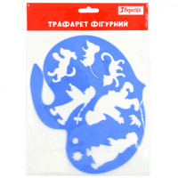 Трафарет для рисования фигурный Сказка про Репку 20х16 см 1Вересня, 1 шт