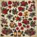 Набір двостороннього скраппаперу Nostalgic Christmas 30,5x30,5см, 10 аркушів