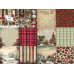 Набір двостороннього скраппаперу Nostalgic Christmas 30,5x30,5см, 10 аркушів