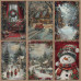 Набор двусторонней скрапбумаги Nostalgic Christmas 20x20 см, 10 листов