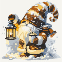 Картина за номерами Зимовий гномик 15127-AC 40х40 см