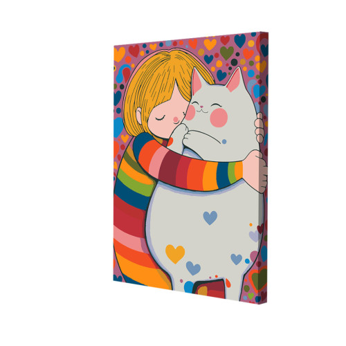Картина по номерам Riviera Blanca Теплые обнимашки 28x40 см (RB-1044)