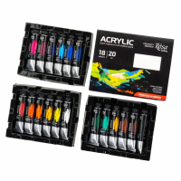 Набор акриловых красок 18х20 мл, в тубах ROSA Gallery