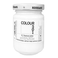 Акрилова фарба Біла Renesans Colours, 125 мл