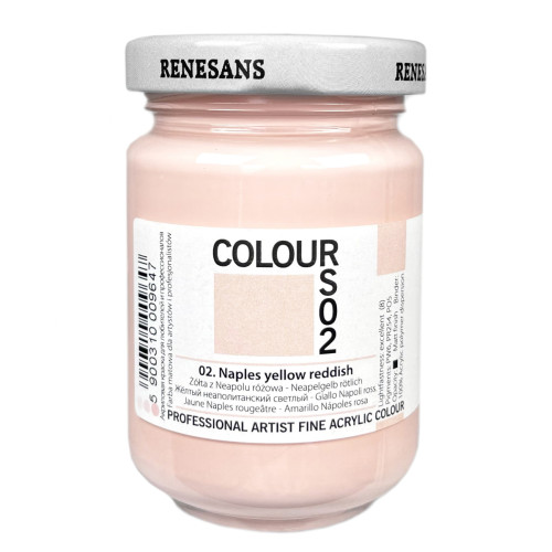 Акрилова фарба Тілесна Renesans Colours, 125 мл