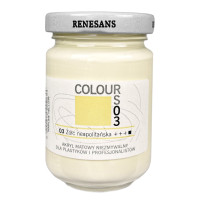 Акрилова фарба Неаполітанська жовта Renesans Colours, 125 мл