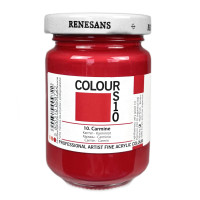 Акриловая краска Карминовая Renesans Colours, 125 мл