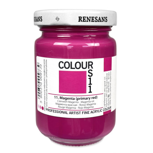 Акрилова фарба Маджента Renesans Colours, 125 мл