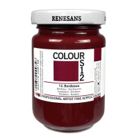 Акрилова фарба №12 Бордо Renesans Colours, 110 мл