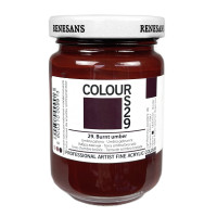 Акриловая краска Умбра жженая Renesans Colours, 125 мл