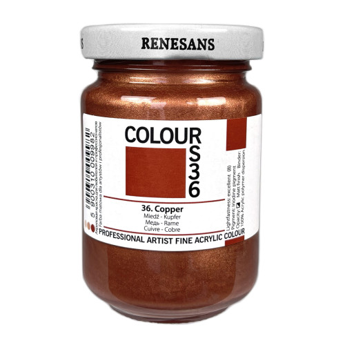 Акрилова фарба Мідна Renesans Colours, 125 мл