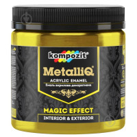 Акриловая эмаль золото Gold METALLIQ, 500 мл