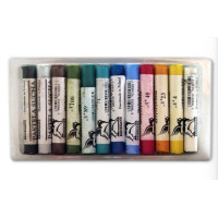 Набори сухої пастелі Renesans Extra-Soft Handmade, 12 кольорів