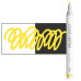 Акриловый маркер Copic Acrea Paint Marker 0,8 мм, 010 Lemon Yellow (Лимонно-желтый)