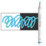 Акриловий маркер Copic Acrea Paint Marker 0,8 мм, 018 Turquoise Blue (Бірюзово-блакитний)