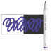 Акриловый маркер Copic Acrea Paint Marker 0,8 мм, 019 Pansy (Фиолетовый)