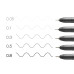 Набiр лайнерiв Copic Multiliner, 5 шт (0,05+0,1+0,3+0,5+0,8), чорний