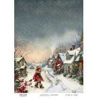Декупажная карта №0547, 21x29,7 см