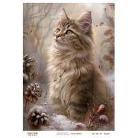Декупажна картка №0571, 21x29,7 см