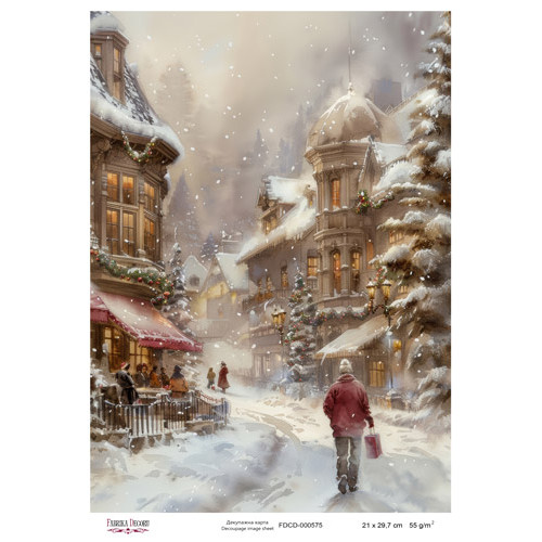 Декупажная карта №0575, 21x29,7 см
