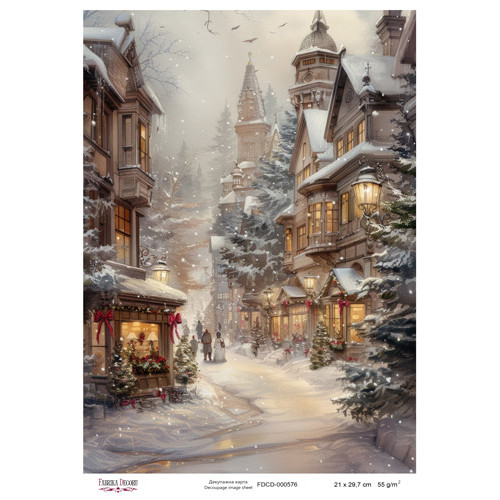 Декупажная карта №0576, 21x29,7 см