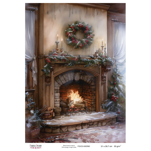 Декупажная карта №0580, 21x29,7 см