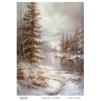 Декупажна картка №0584, 21x29,7 см