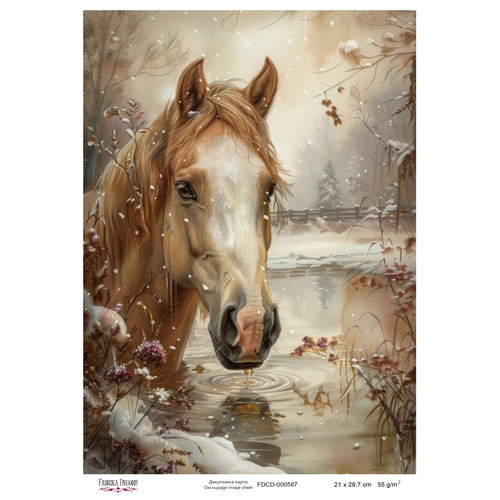 Декупажная карта №0587, 21x29,7 см