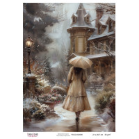 Декупажна картка №0599, 21x29,7 см