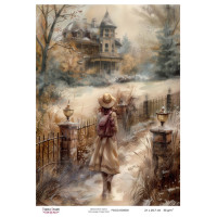 Декупажна картка №0600, 21x29,7 см
