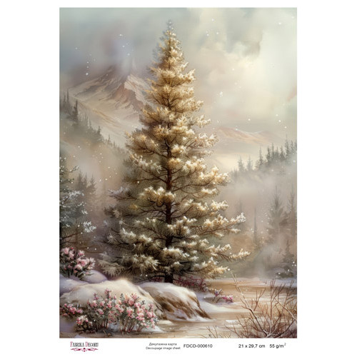 Декупажная карта №0610, 21x29,7 см