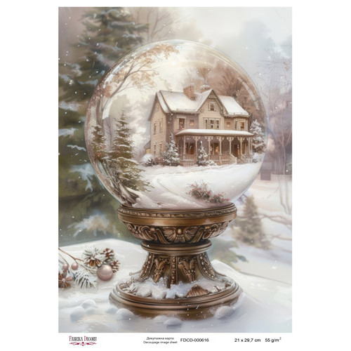 Декупажная карта №0616, 21x29,7 см