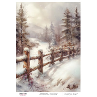 Декупажная карта №0627, 21x29,7 см