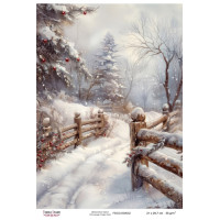 Декупажная карта №0632, 21x29,7 см