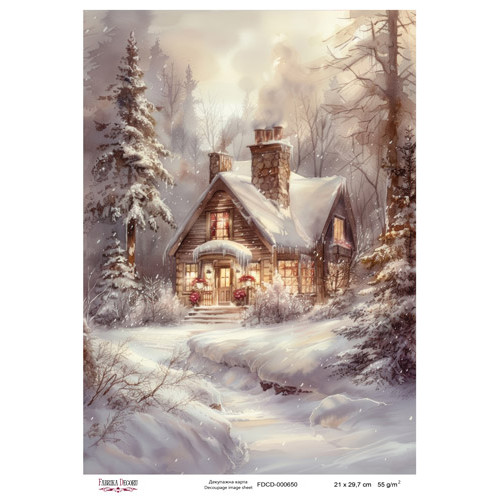 Декупажная карта №0650, 21x29,7 см