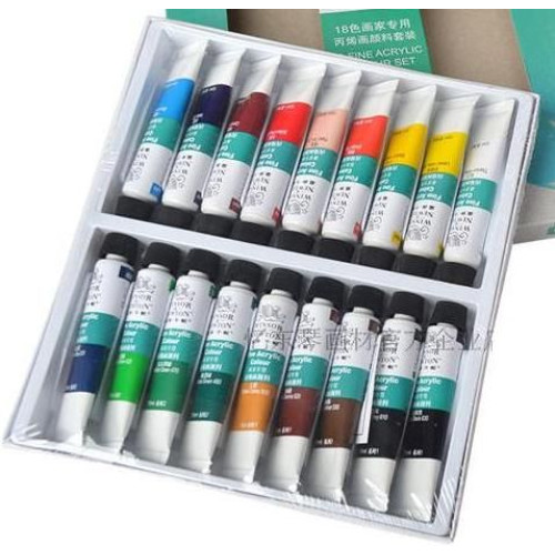 Професійний набір акрилових фарб Winsor Newton (18 x 10 мл)