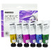 Художественные акриловые краски с блестками Art Rangers Acrylic glitter 6 цветов в тубах по 75мл